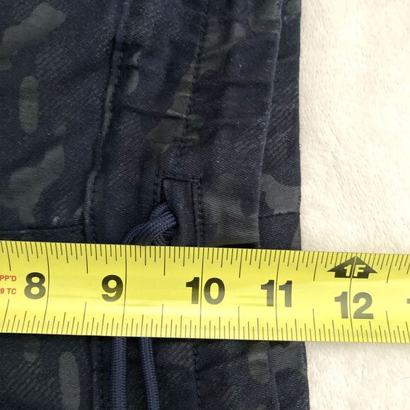 Bevy Flog Shely Jogger Pants Womens SIZE 26 (30 x 27)  Black Camo Drawstring - Picture 10 of 12